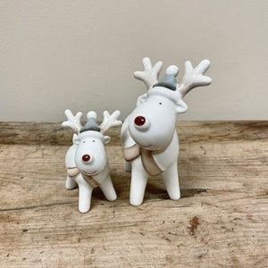 Standing Ceramic Reindeer.