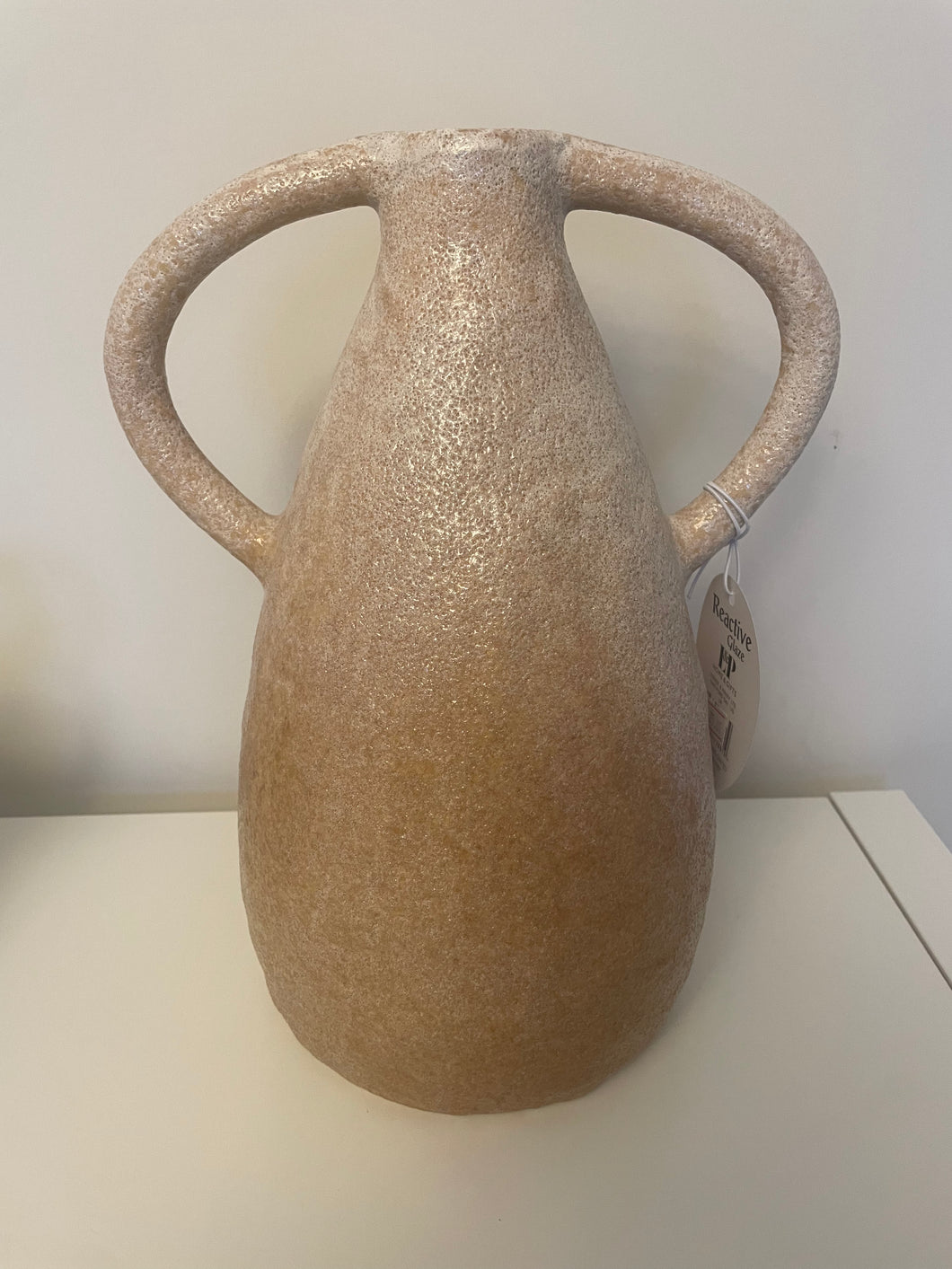 🎃 Boucle Stone Vase Mist Handle
