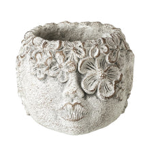 Load image into Gallery viewer, Cement Flower Girl Pot
