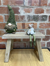 Load image into Gallery viewer, Natural Wood Decorative Bench
