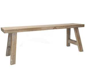 Natural Wood Decorative Bench